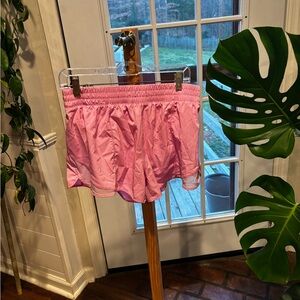 Pink Women's Athletic Shorts